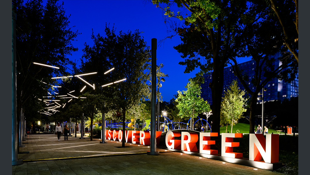 discovery green northwest corner